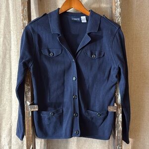 Liz Claiborne sport cardigan jacket sweater